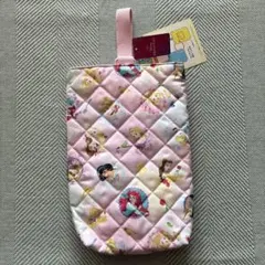 『新品』 ディズニープリンセス リバーシブルキルト シューズケース