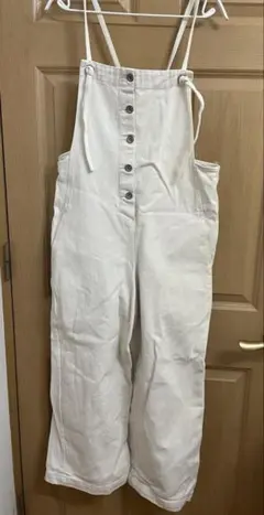 JEANASIS サロペット つなぎ オーバーオール ベージュ レディース