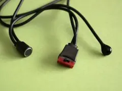 モトブログ用マイク【テクのマイク】ぺたんこI型verダブルマイク GoPro