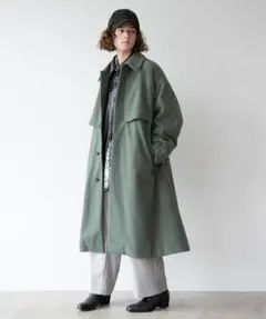 HARE 【メンズSサイズ】　ステンカラーコート　ウーリーテック