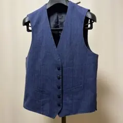 ORIHIKA ダークブルー スーツベスト