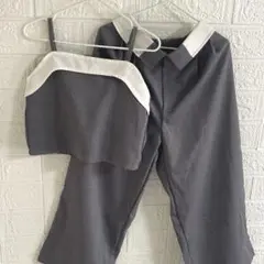 チ*ま様 SHEIN キッズ セットアップ 120cm 7Y グレー 上下セット
