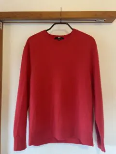 UNIQLO カシミアセーター 赤 L