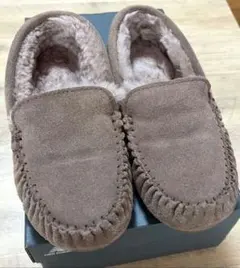 【25cm】EMU エミュ　　オーストラリア　モカシン　スリッポン　ブラウン