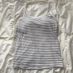 UNIQLO ユニクロ オープンバックホルターブラトップ Lサイズ