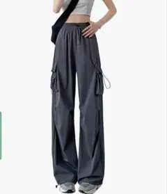 Te'Mibery Lyric カーゴパンツ グレー フリーサイズ