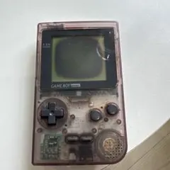 ジャンク】ゲームボーイポケット 本体 クリアパープル