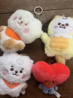 BT21 ぬいぐるみ・マスコット 4体セット