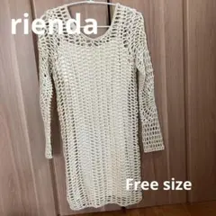 rienda タイトワンピース　フリーサイズ