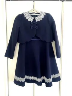 ネイビーフォーマルドレス 130