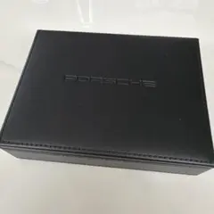 ⭐️PORSCHE ロゴ入り ブラック 皮収納ボックスのサムネイル