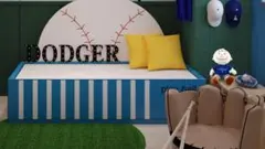 優勝記念！！推し野球チームロゴライト 「DODGER」 （新品・輸入品）