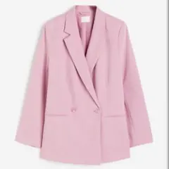 H&M ピンクジャケット　ピンク テーラードジャケット