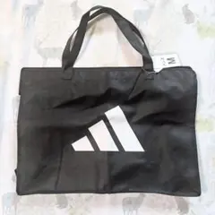 【新品】未使用 タグ付 adidas アディダス トートバッグ 黒 スクッブ