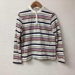 x53 McGREGOR ストライプ ヘンリーネック 長袖TシャツMのサムネイル