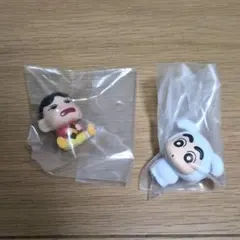 クレヨンしんちゃん フィギュアマスコット ガチャガチャ 2点セット