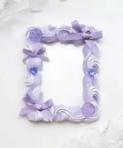 ホイップデコ　B8硬質トレカケース　紫　ミックス　バラ