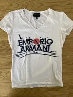EMPORIO ARMANI エンポリオアルマーニ Tシャツ Vネック 白のサムネイル