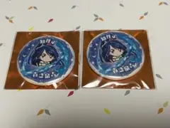 プリキュア　変身口上缶バッジ　キュアアクア　２つ　セット　プリキュア　出張店