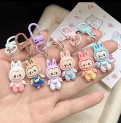 ラブブ らぶぶ Labubu キーホルダー 6個セット人気
