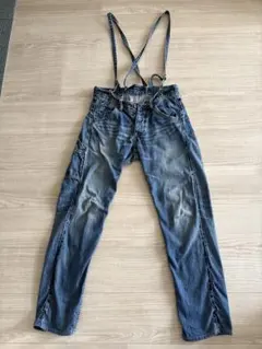 ジョンブル Johnbull サスペンダーワークパンツ レディース デニムのサムネイル