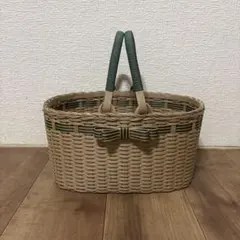 エコクラフト　クラフトバンド　バスケット