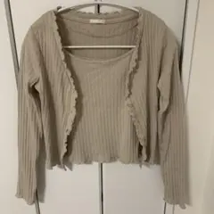 カーディガン&キャミソール
