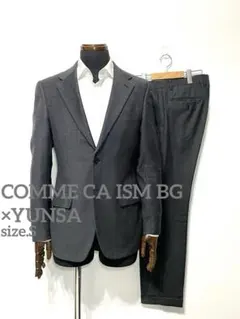 COMME CA ISM BG◇YUNSA高級生地◇メンズスーツセットアップ
