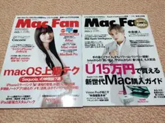 Mac Fan 2025年1月号　3月号セット
