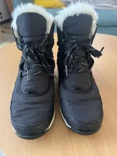 SOREL 冬用ブラックブーツ ファー付き
