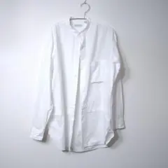 ホワイト Lサイズ 長袖シャツ ユニクロ