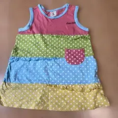 ドット柄　　チュニック　ワンピース95cmのサムネイル