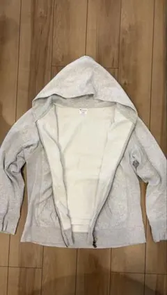 Champion Reverse Weave ジップパーカー グレー L