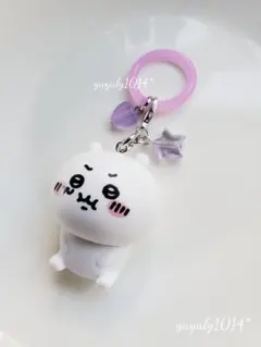 ♡ちいかわ おこパープル アンブレラめじるしチャーム アクセサリーフィギュア