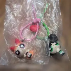 パワーパフガールズ マスコット ストラップ 2種セット