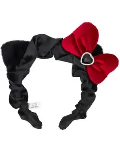 ハローキティ リボンカチューシャ 黒赤