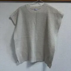 2PINK アイボリー ニットベスト M