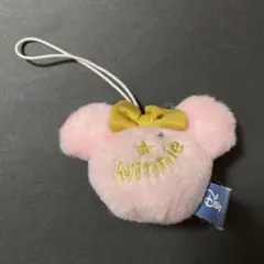 Disneyディズニー MinnieMouse ミニーマウスぬいぐるみストラップ