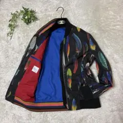 ポールスミス フェザー柄　パリコレ限定品 MA-1ブルゾン 完売品