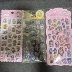 〖新品未開封〗 ラブブ 立体シール おしりシール ぷにぷにシール 3枚セット