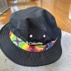 Columbia バケットハット M 黒/タイダイ