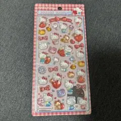 ボンボンドロップシール　キティ赤