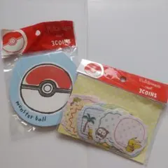 未開封｜ポケモン　シールフレーク　ふせん　ピカチュウ　3COINS スリコ