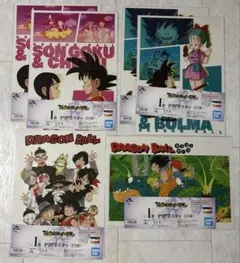 一番くじ THE CHRONICLE OF GOKU I賞クリアポスター4種6枚