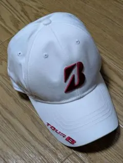 Bridgestone ゴルフキャップ ホワイト ブリジストン未使用品で自宅保管のサムネイル