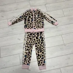⭐️春本番最終SALE⭐️adidas ヒョウ柄 ジャージセットアップ100cm~