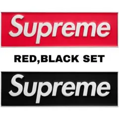 Supreme Box Logo Car Emblem 2色セット