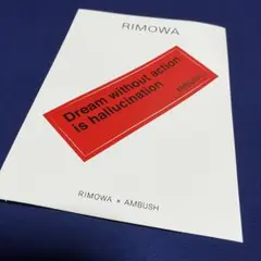 RIMOWA×AMBUSH ステッカードリームウィザウトアクション