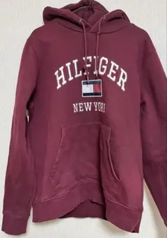 TOMMY HILFIGER 赤パーカー MW28173 レッド　ボルドーのサムネイル