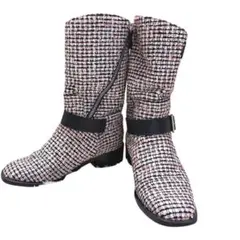 【美品】 CHANEL シャネル ココマーク　サイドジップ ブーツ 36 箱付